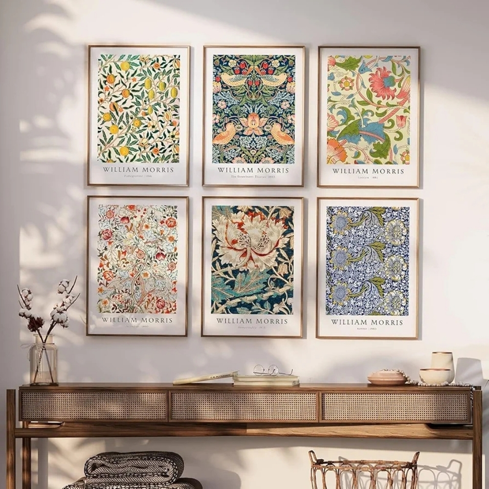 William Morris 6 Prints 8.5x11